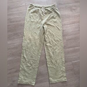H&M Light Green Joggers size small